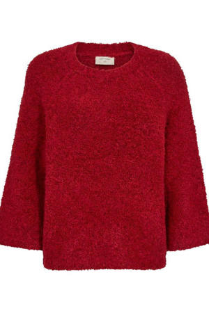 gebreide trui rood