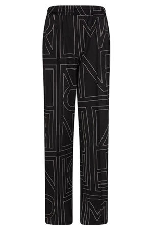 high waist broek zwart