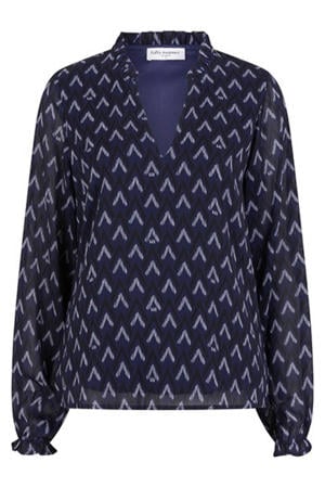 top donkerblauw
