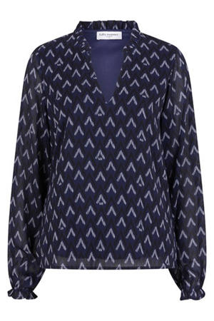 top donkerblauw