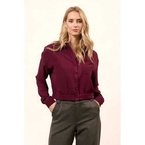 Lofty Manner blouse donkerrood afbeelding