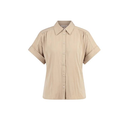 CLAUDIA BY CLAUDIA STRÄTER blouse taupe afbeelding