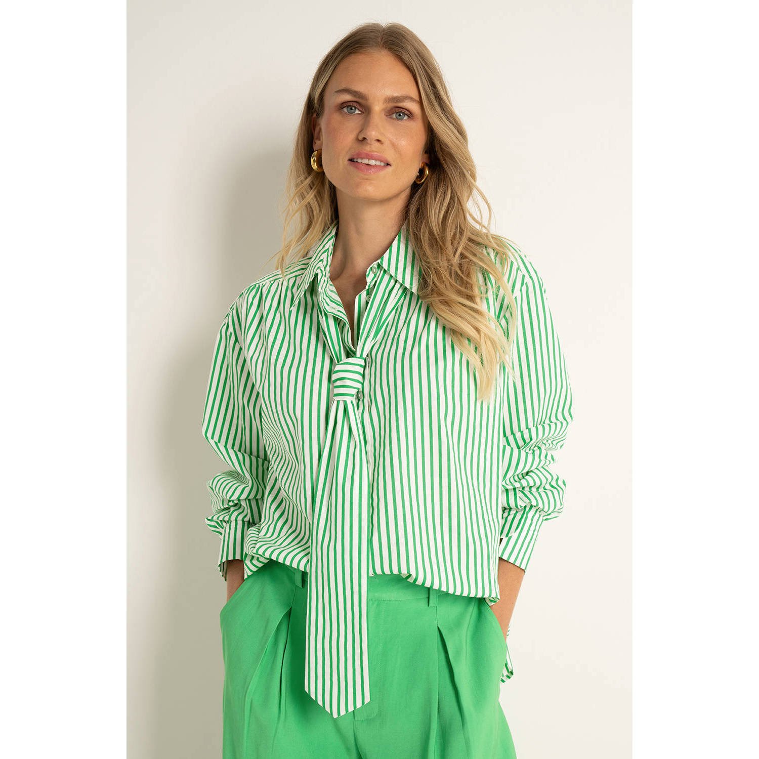 Claudia Sträter blouse groen