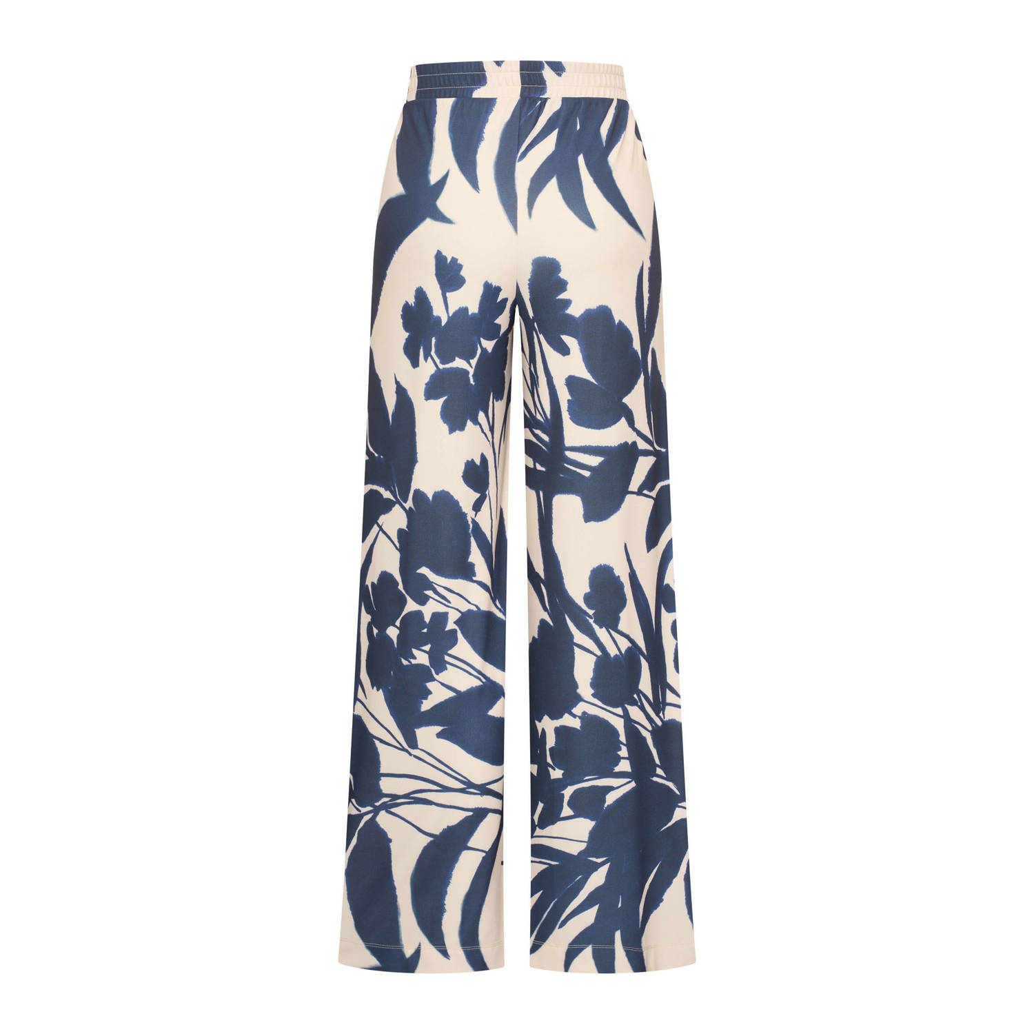 Claudia Sträter wide leg high waist broek taupe