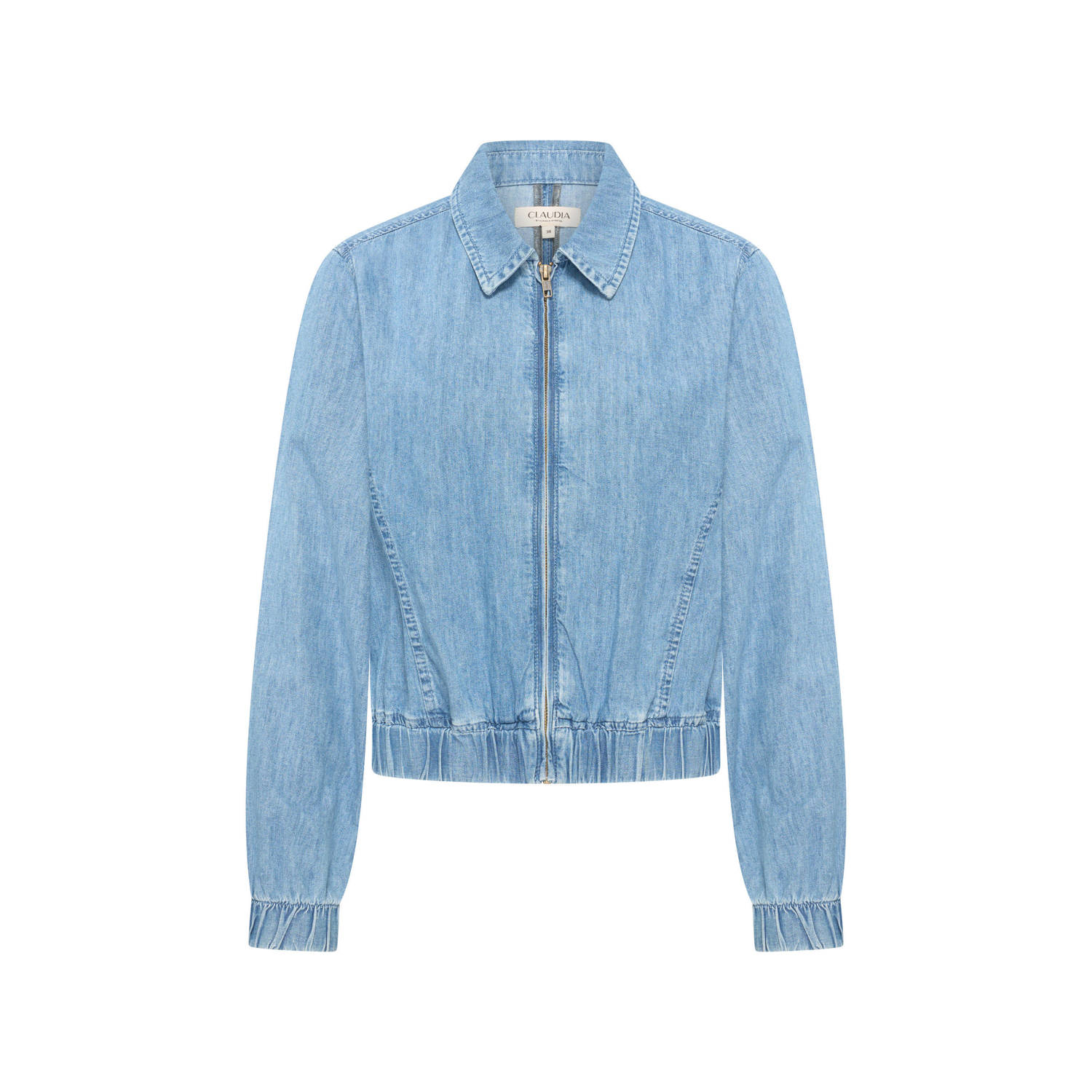 Claudia Sträter bomberjack medium blue denim