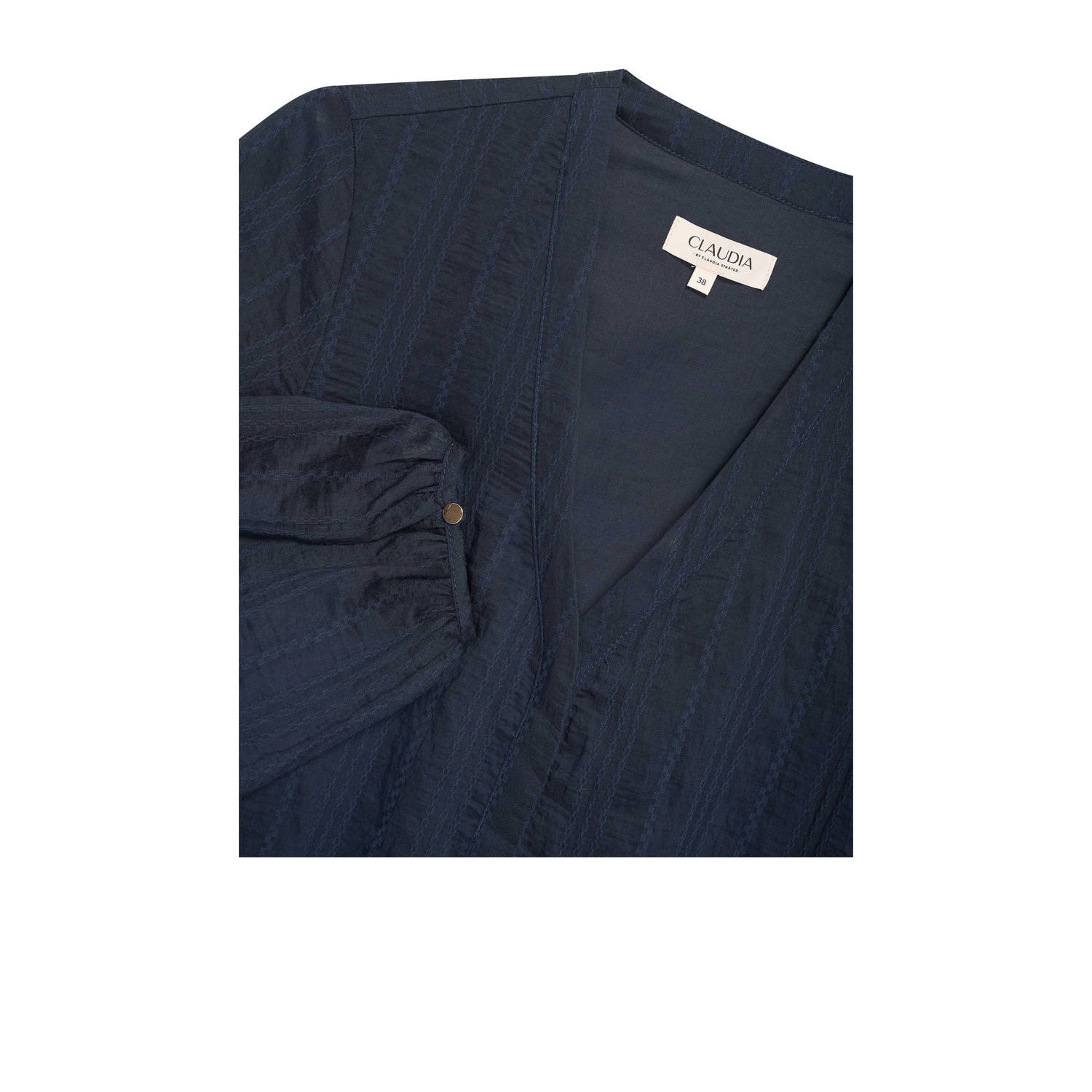 Claudia Sträter blousejurk donkerblauw