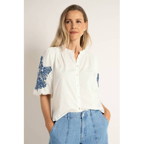 CLAUDIA BY CLAUDIA STRÄTER blouse wit afbeelding