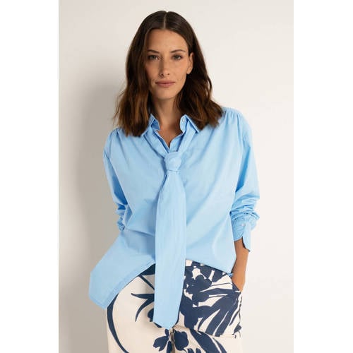 CLAUDIA BY CLAUDIA STRÄTER blouse blauw afbeelding
