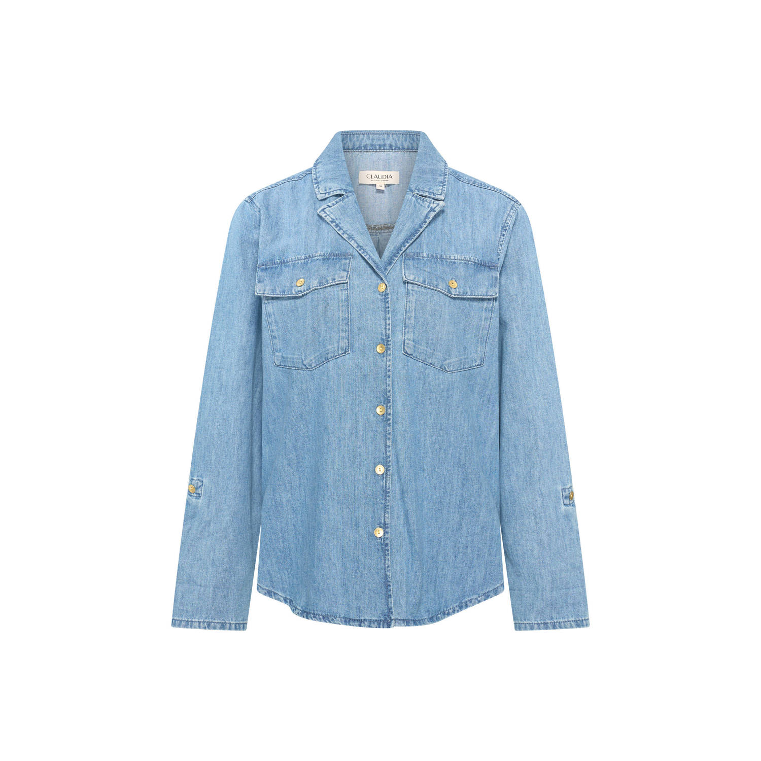 Claudia Sträter denim blouse medium blue denim