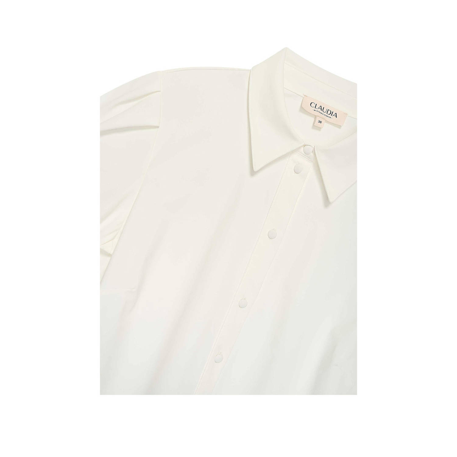 Claudia Sträter travelstof blouse ecru