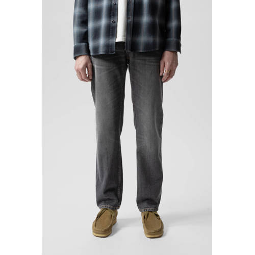 Nudie Jeans Rad Rufus regular fit jeans grey crosshatch afbeelding