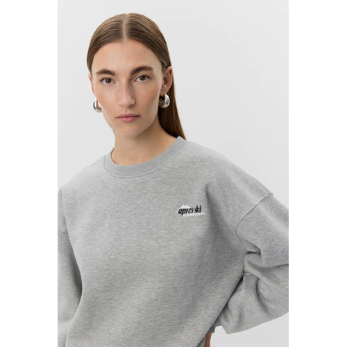 Sofie Schnoor sweater met backprint grijs afbeelding