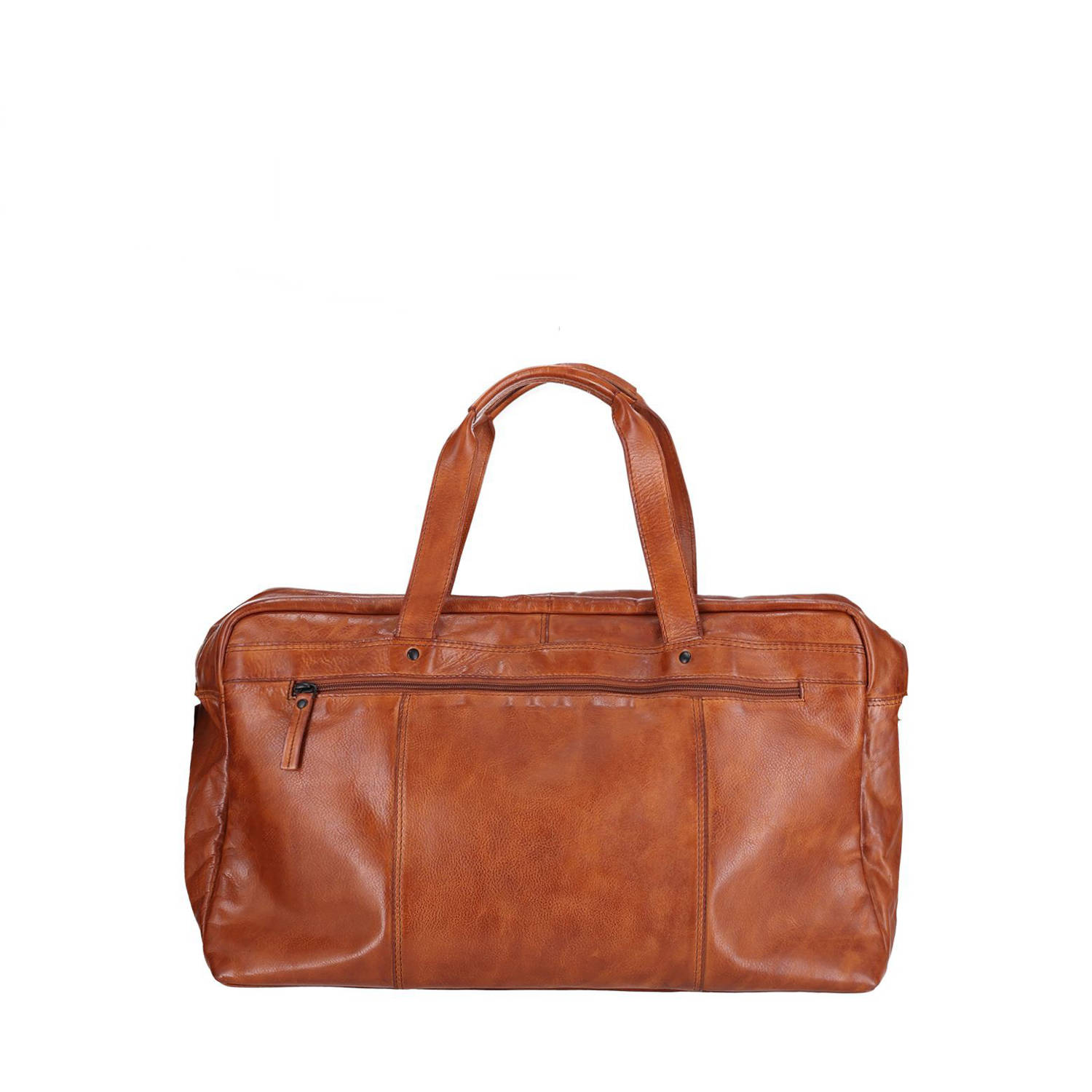Manfield leren reistas cognac