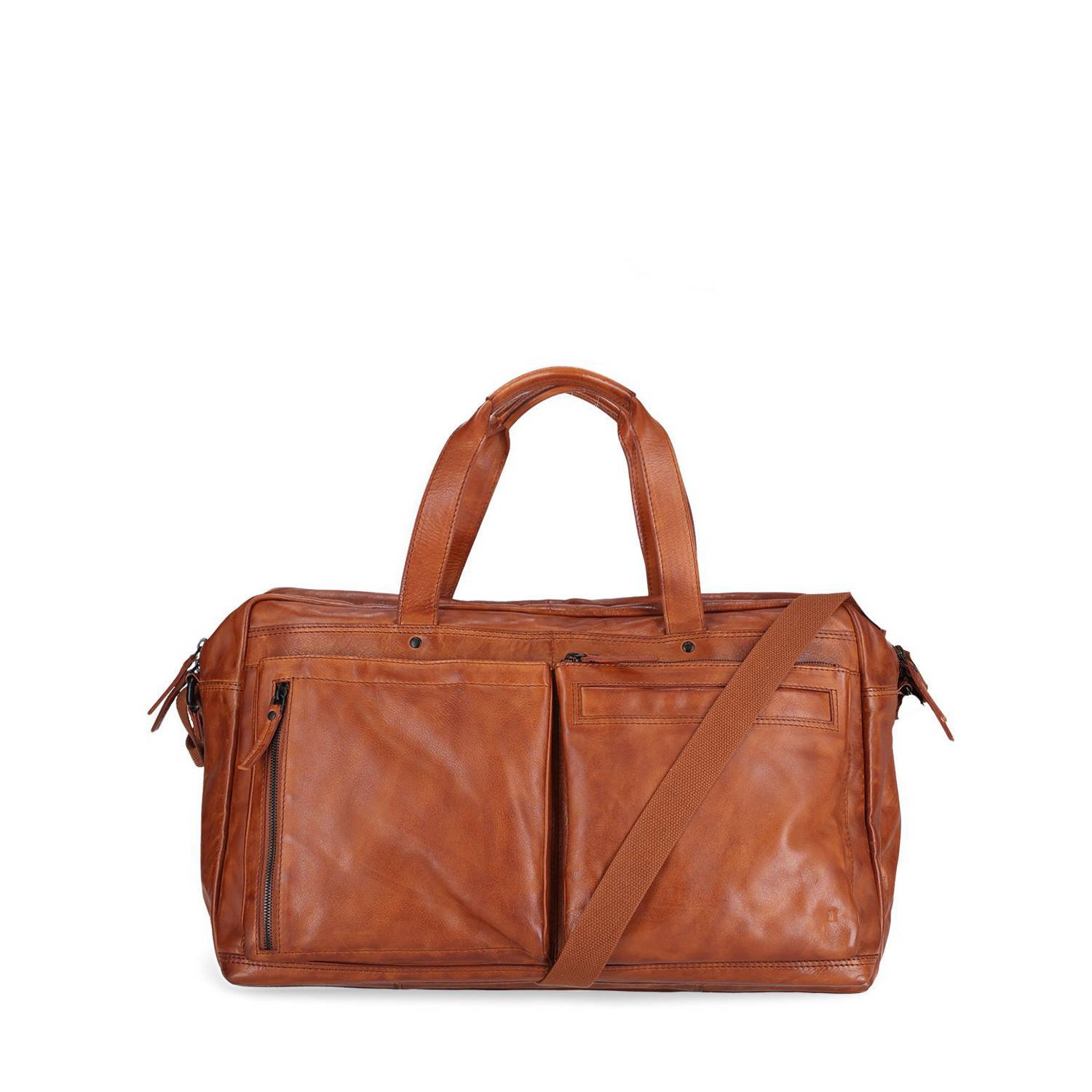 field leren reistas cognac