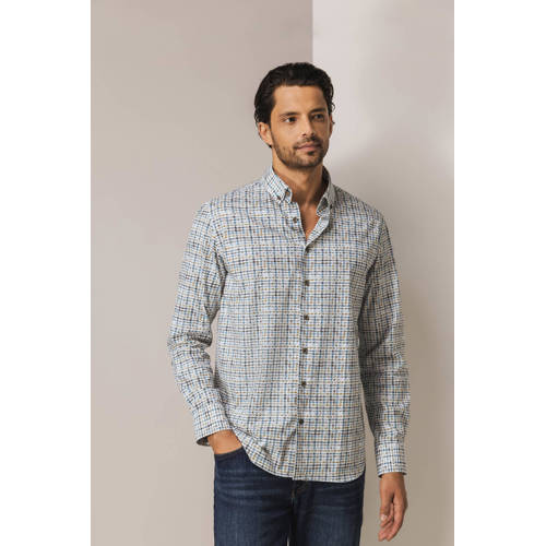 State of Art regular casual overhemd blauw afbeelding