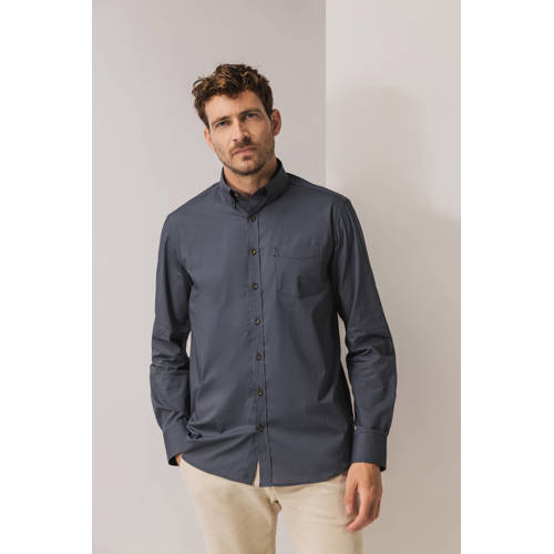 State of Art regular casual overhemd blauw afbeelding