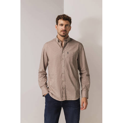 State of Art regular casual overhemd beige afbeelding