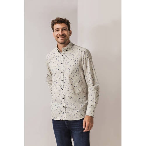 State of Art regular casual overhemd ecru afbeelding