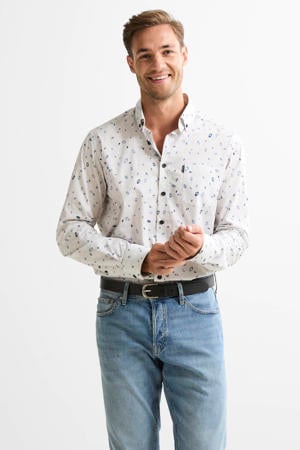 regular casual overhemd ecru
