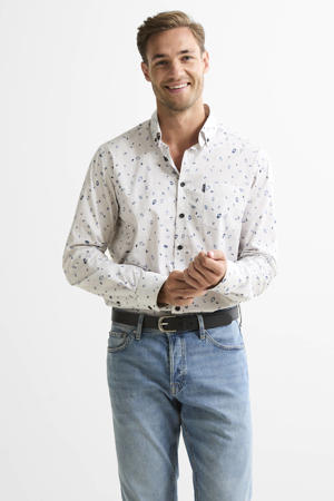 regular casual overhemd ecru