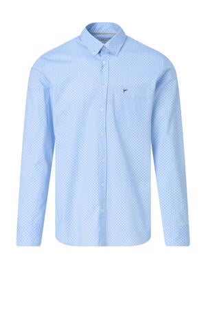 regular casual overhemd blauw