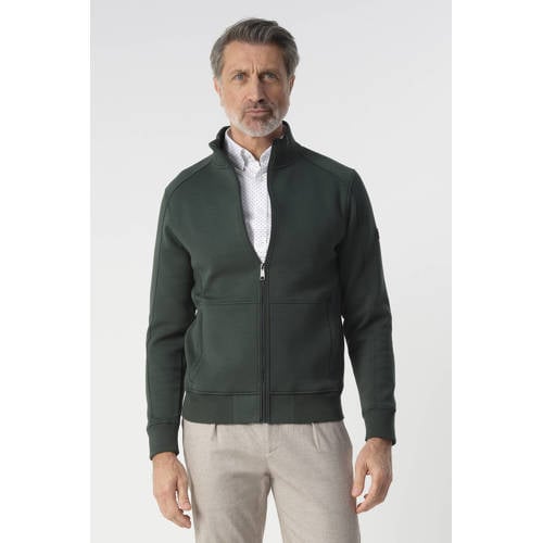 Campbell sweatvest donkergroen afbeelding