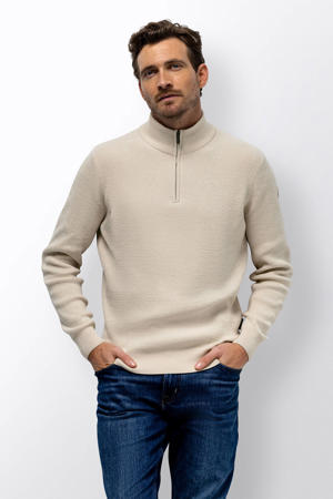 gebreide trui beige