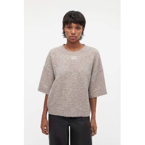 Studio AR by ARMA bouclé top beige afbeelding