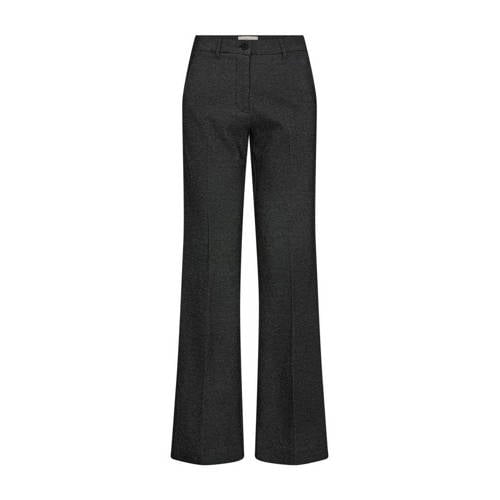 FREEQUENT straight regular waist pantalon zwart afbeelding