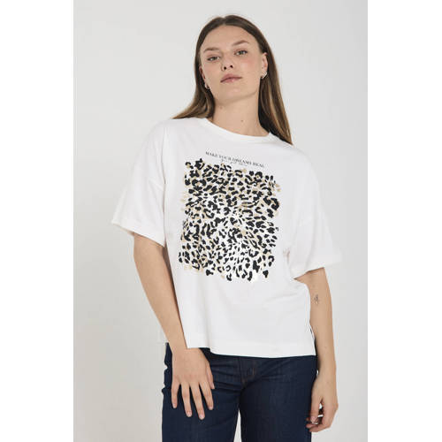 FREEQUENT T-shirt wit afbeelding