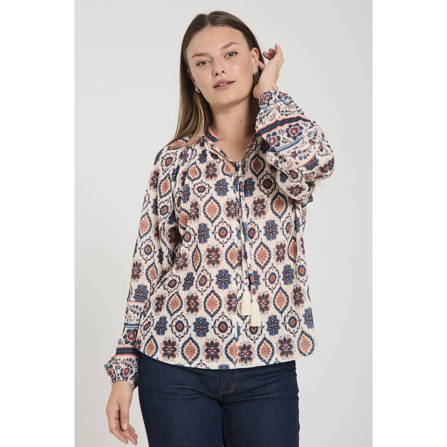 FREEQUENT blouse bruin