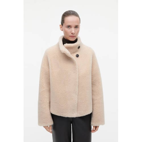 Studio AR by ARMA wollen reversible jas ecru afbeelding