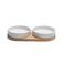 Designed by Lotte kattenvoerbak keramiek dinerset Lojs wit