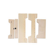 thumbnail: Designed by Lotte hondenbench metaal Quirine zwart L (92 cm)