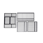 thumbnail: Designed by Lotte hondenbench metaal Quirine zwart L (92 cm)