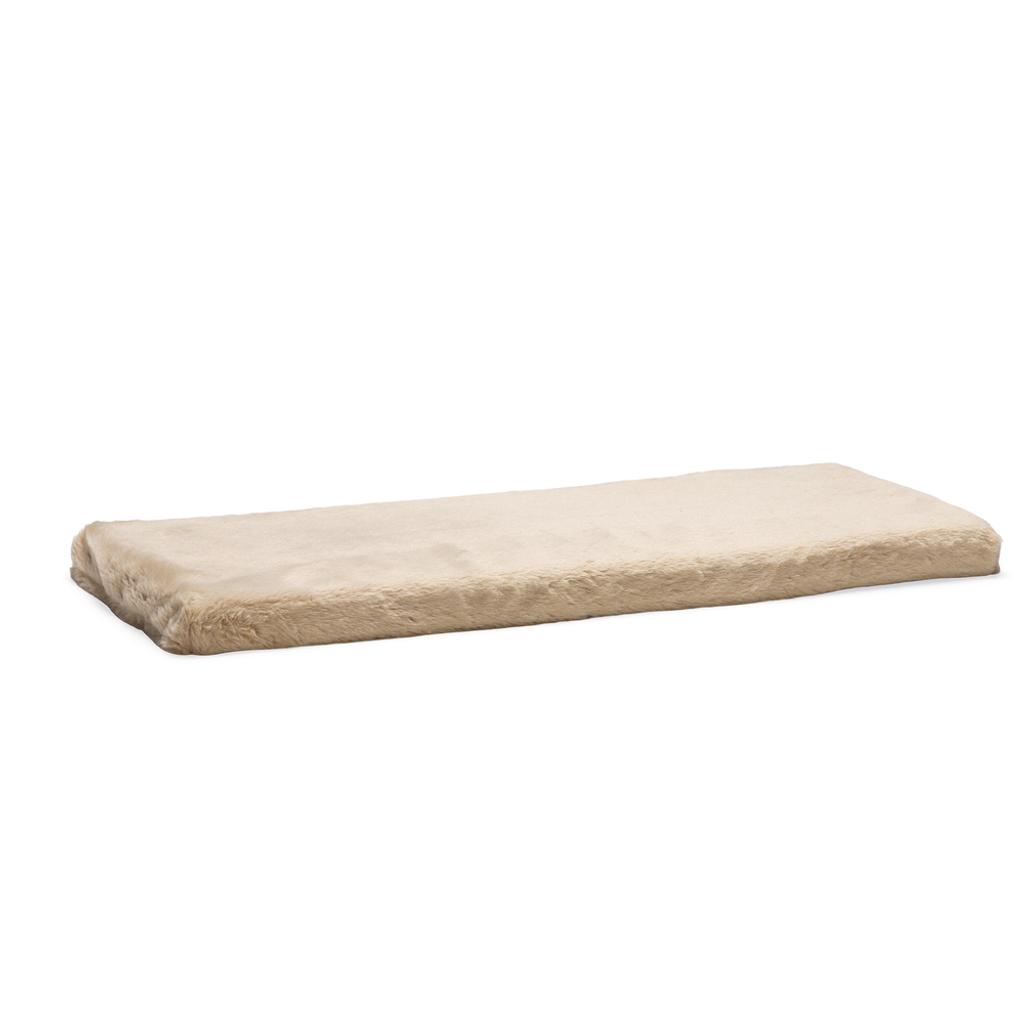 Beeztees kattenkussen pluche vensterbank mat Moza beige (65 cm)