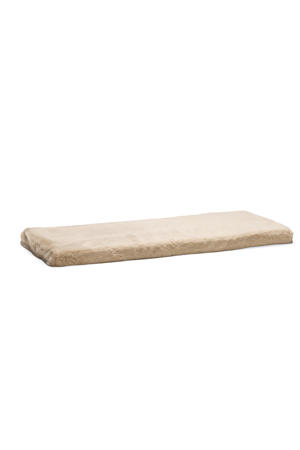 kattenkussen pluche vensterbank mat Moza beige (65 cm)
