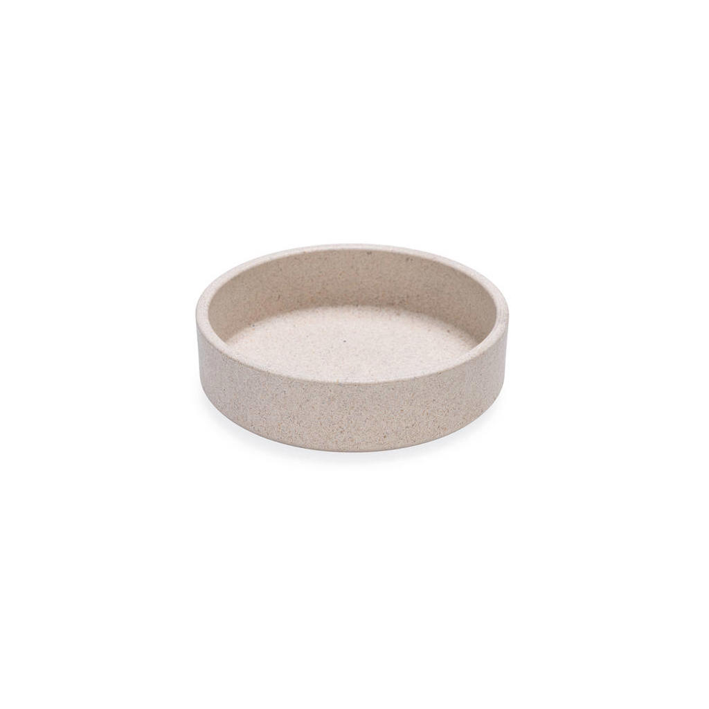 Designed by Lotte kattenvoerbak bamboe Noor beige (12 cm)