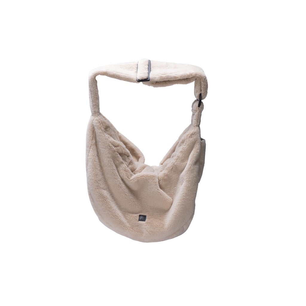 Designed by Lotte honden-/kattendraagtas Laki beige (48x20x35 cm)