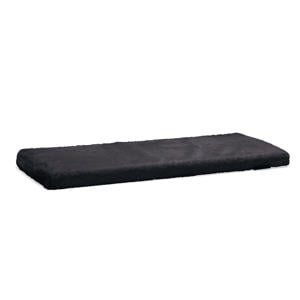 kattenkussen pluche vensterbank mat Moza antraciet (65 cm)