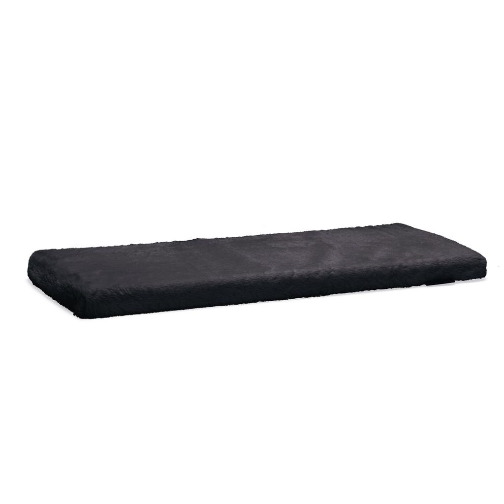 Beeztees kattenkussen pluche vensterbank mat Moza antraciet (65 cm)