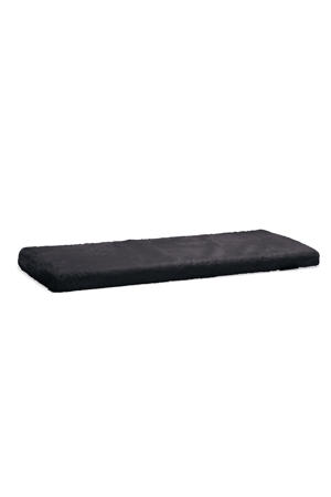 kattenkussen pluche vensterbank mat Moza antraciet (65 cm)