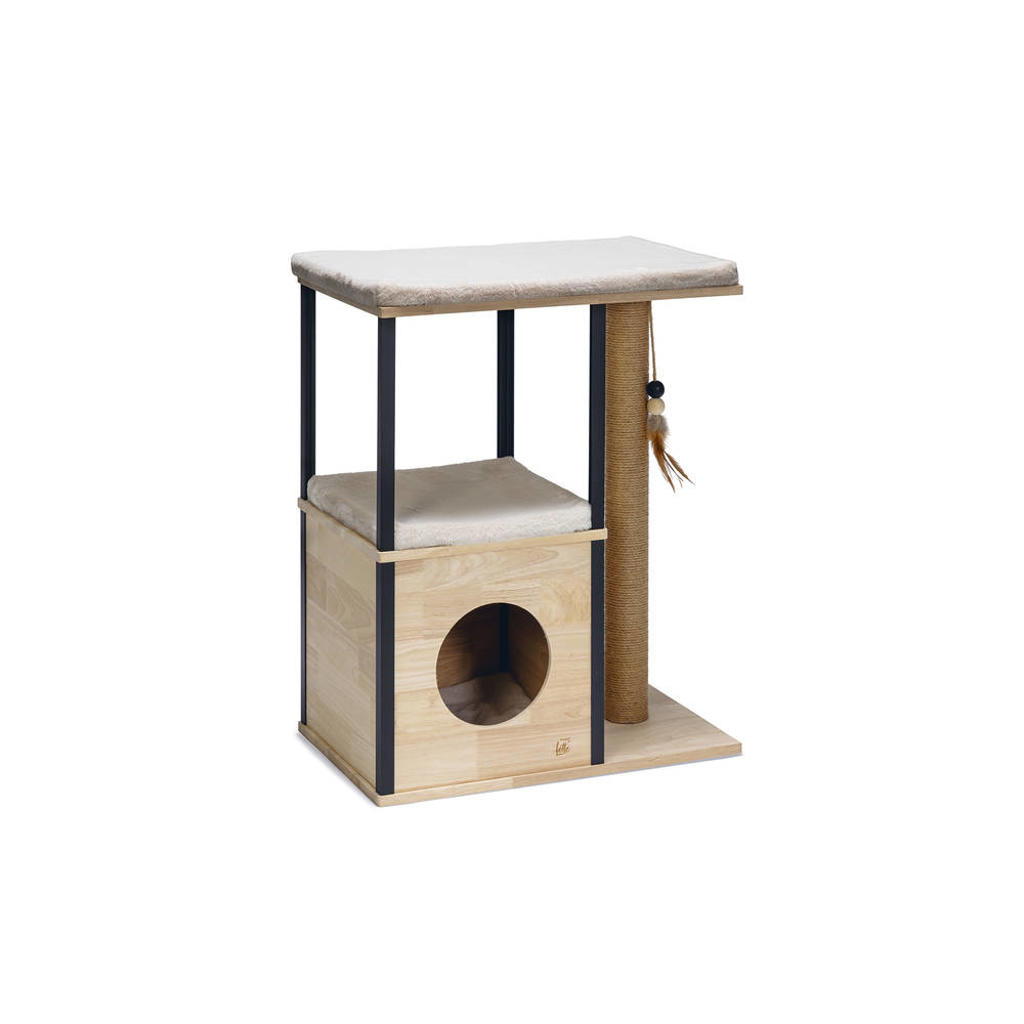 Designed by Lotte krabpaal Nala hout bruin (65x40x82 cm)