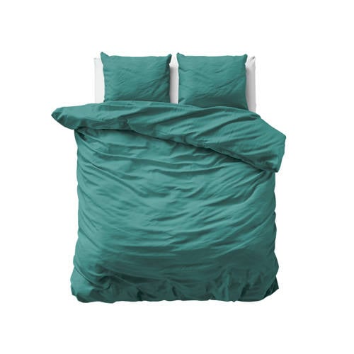 Primaviera Deluxe katoen satijnen dekbedovertrek lits-jumeaux (240x220 cm) afbeelding
