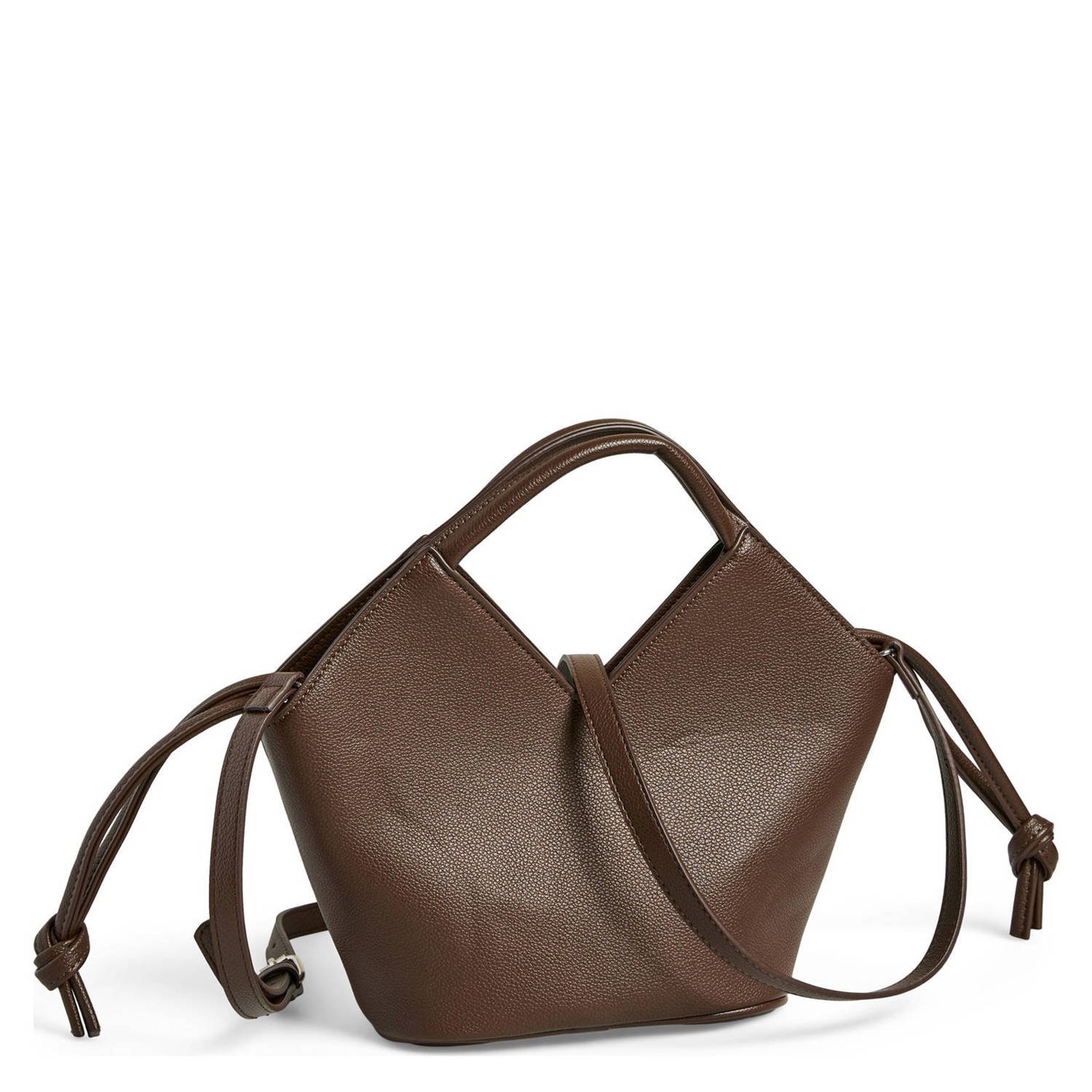 PIECES crossbody tas PCMARIA donkerbruin