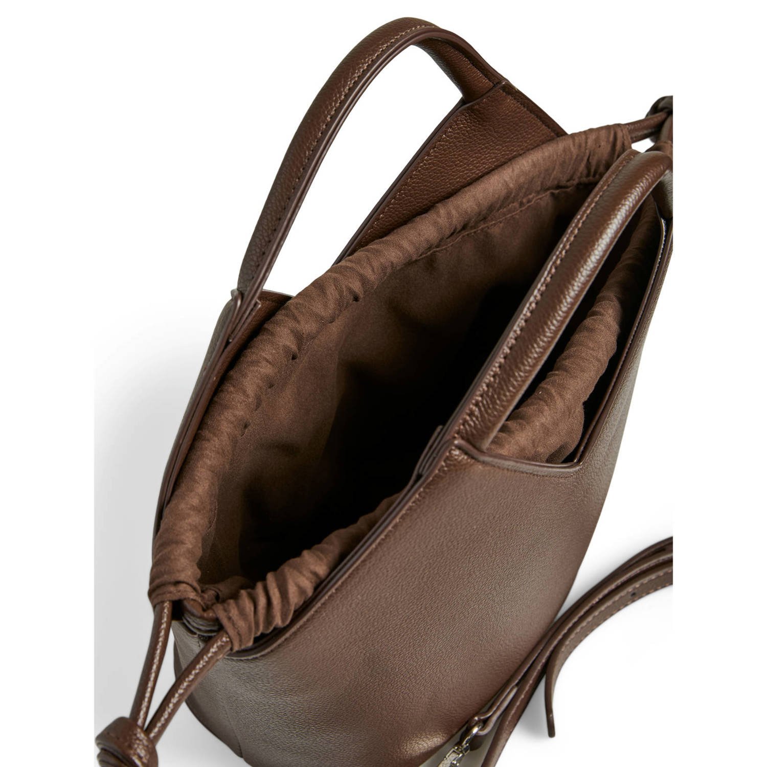 PIECES crossbody tas PCMARIA donkerbruin