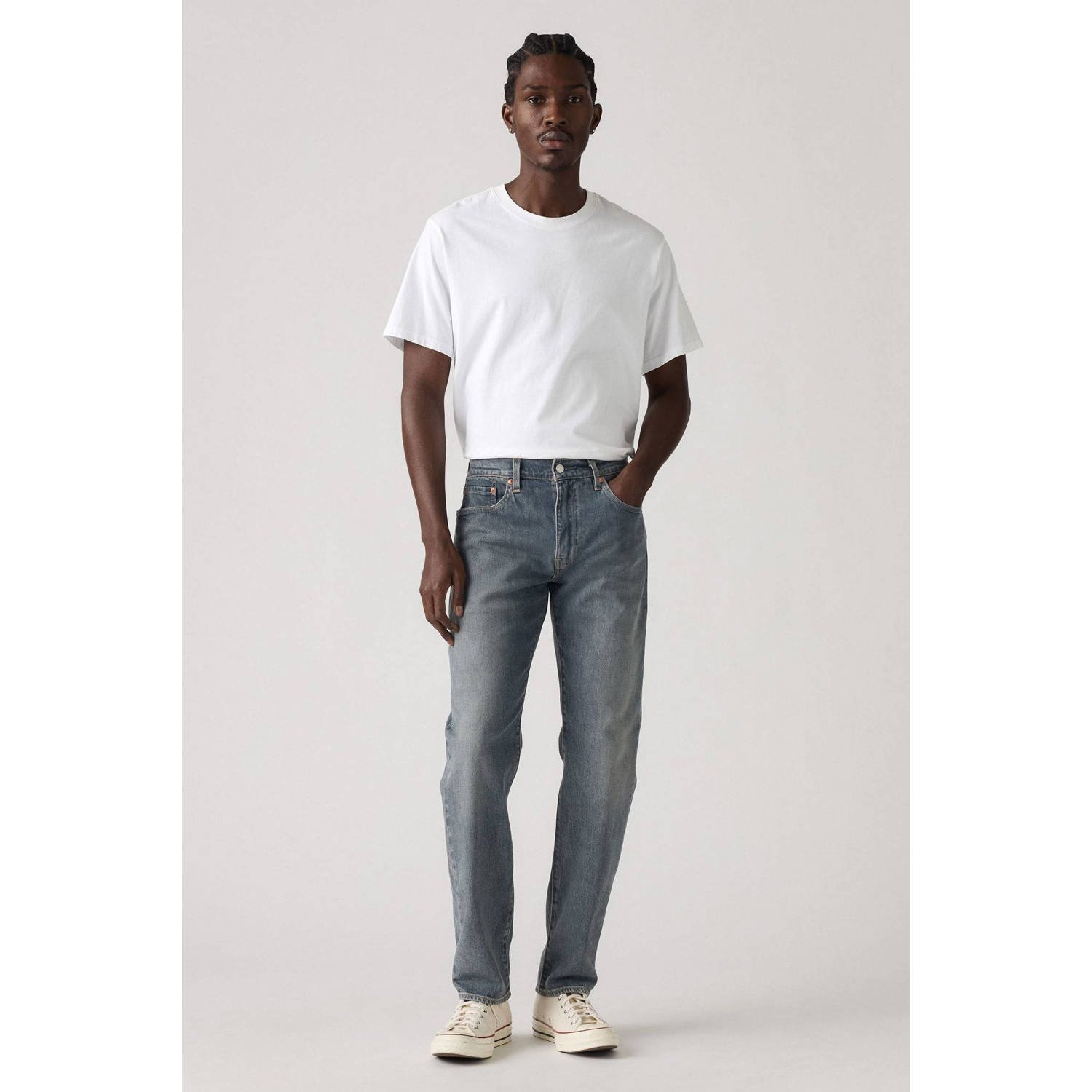 Levi's 502 tapered jeans grijs