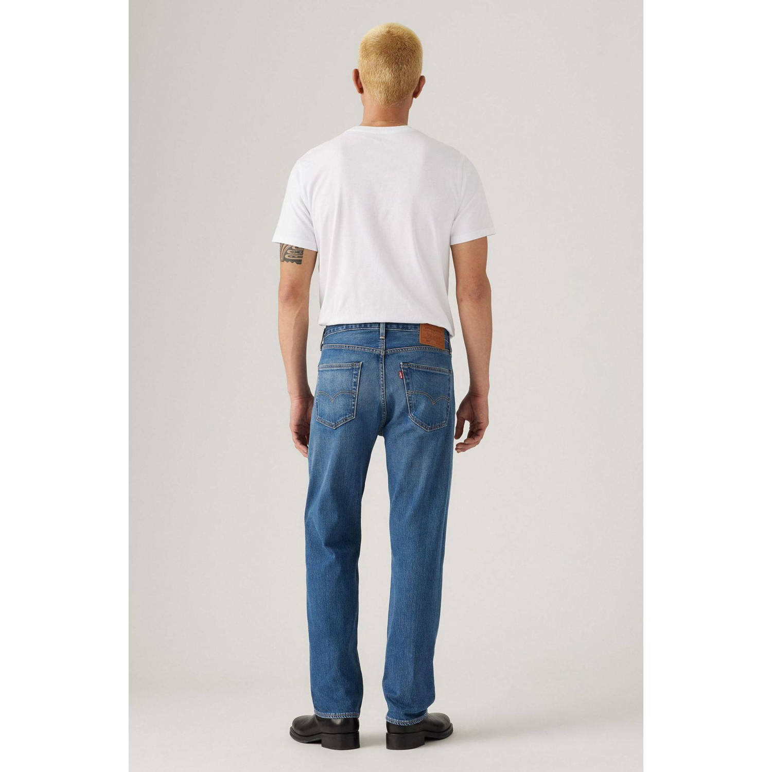 Levi's 501 straight leg jeans blauw