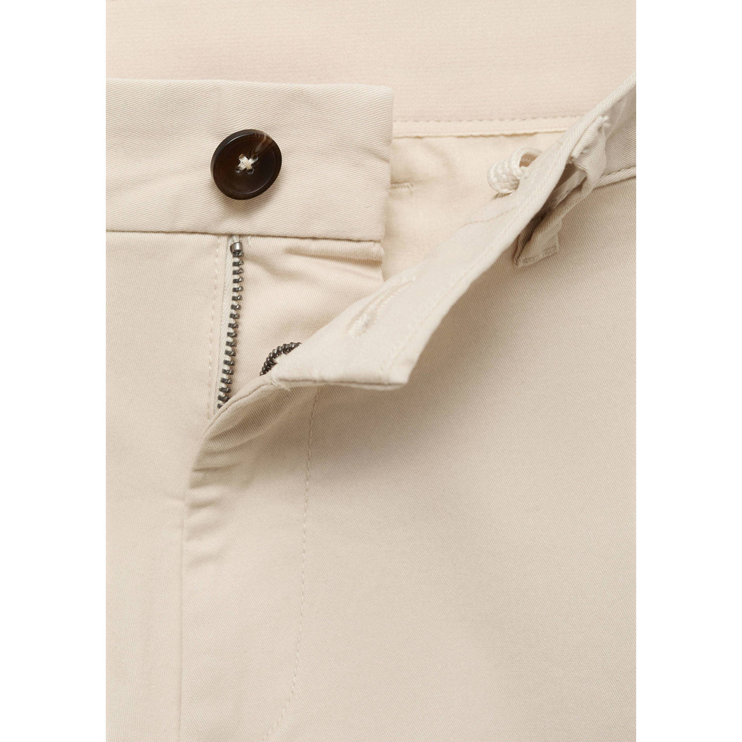 Mango Man tapered chino ecru
