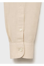 thumbnail: Mango Man linnen casual overhemd beige